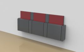 Comfort Seats „Dialog“, wall mounted