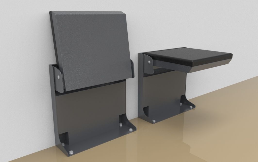 Accessory: Base stand for fold down seat without back rest