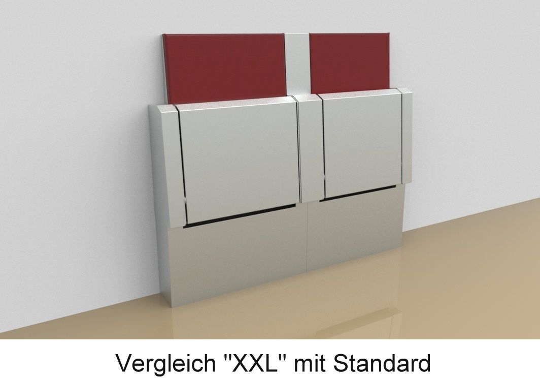 Dreier-Sitzgruppe "Dialog XXL", mit geneigter Rückenlehne