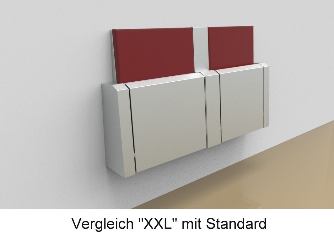 Zweier-Sitzgruppe "Dialog XXL", mit geneigter Rückenlehne