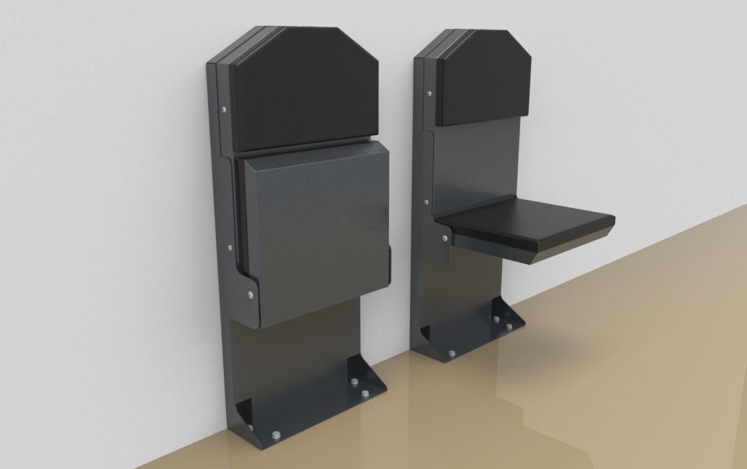 Accessory: Base stand for fold down seat with high back rest